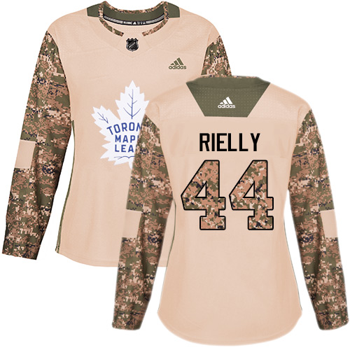 Adidas Maple Leafs #44 Morgan Rielly Camo Authentic Veterans Day Women's Stitched NHL Jersey